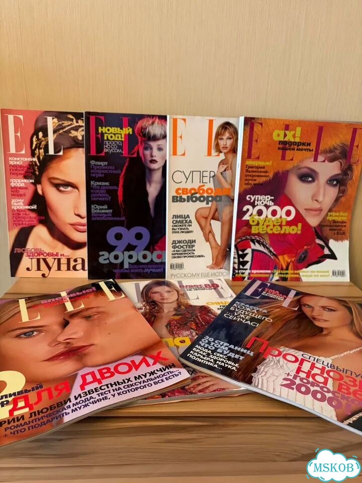 Журналы elle 1998-2000 гг фото 1