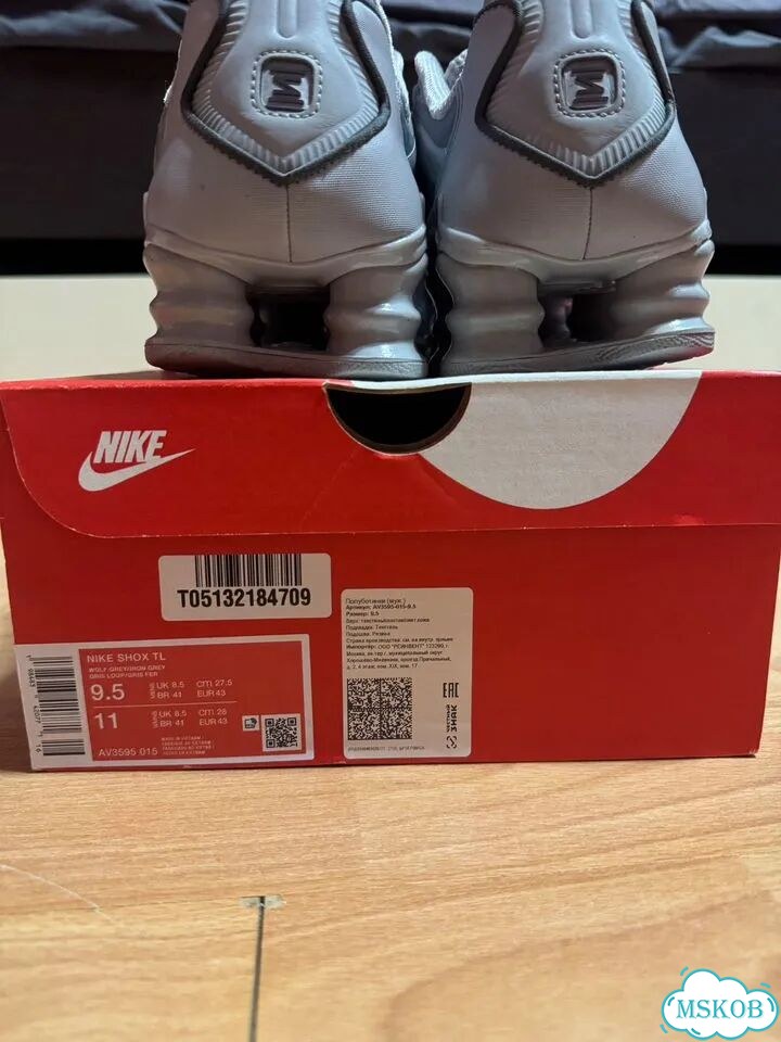 Кроссовки Nike Shox TL Wolf Grey/Iron Grey фото 5