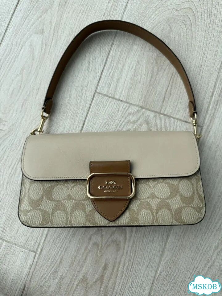 Сумка женская натуральная кожа Coach фото 2