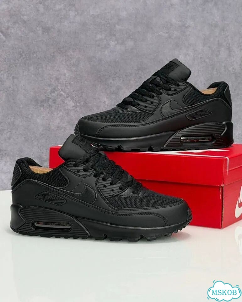 Кроссовки Nike Air Max 90 black 41-45 EU фото 2