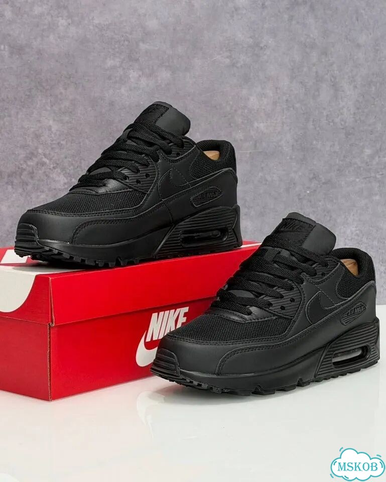 Кроссовки Nike Air Max 90 black 41-45 EU фото 4
