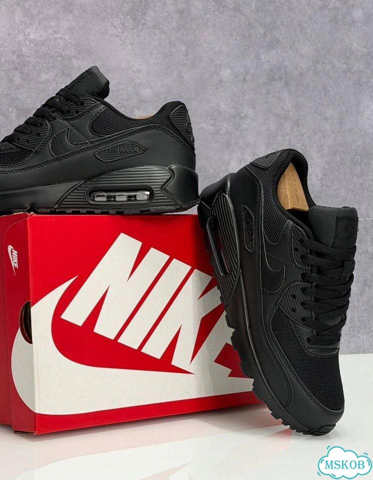 Кроссовки Nike Air Max 90 black 41-45 EU фото 6