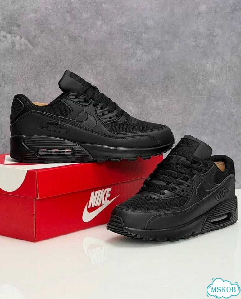 Кроссовки Nike Air Max 90 black 41-45 EU фото 8