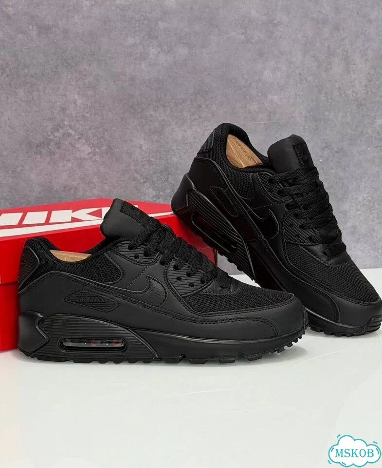 Кроссовки Nike Air Max 90 black 41-45 EU фото 9