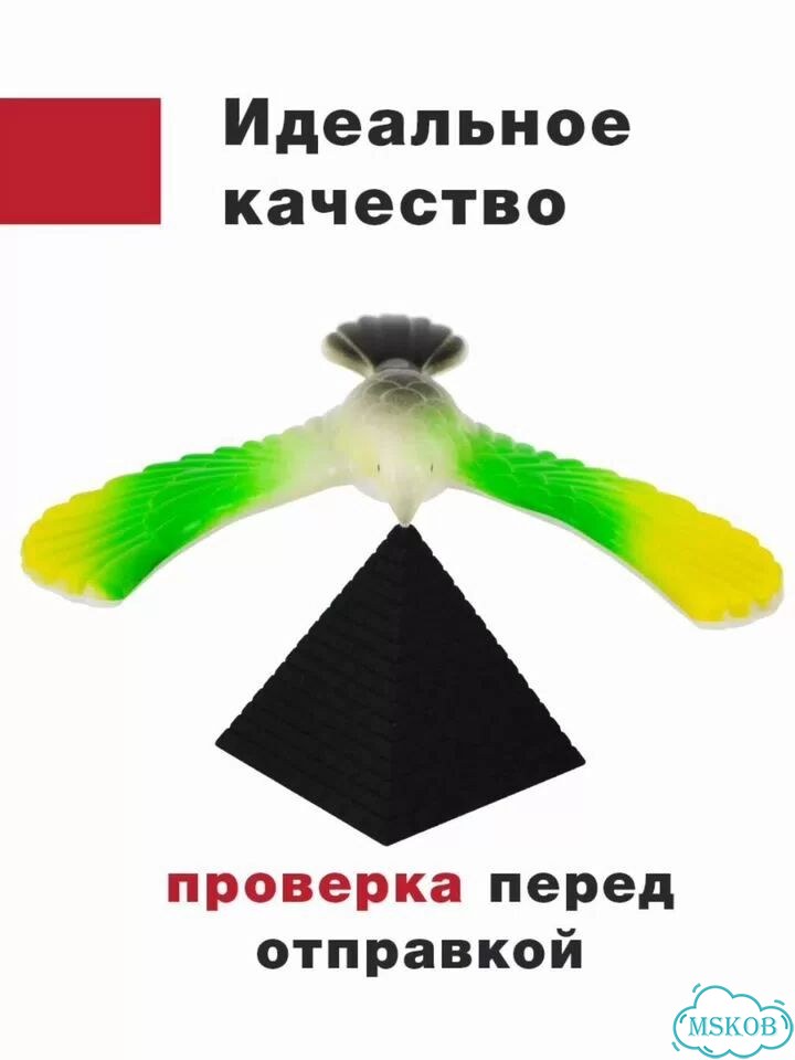 Волшебная балансирующая птица, научная игрушка фото 9