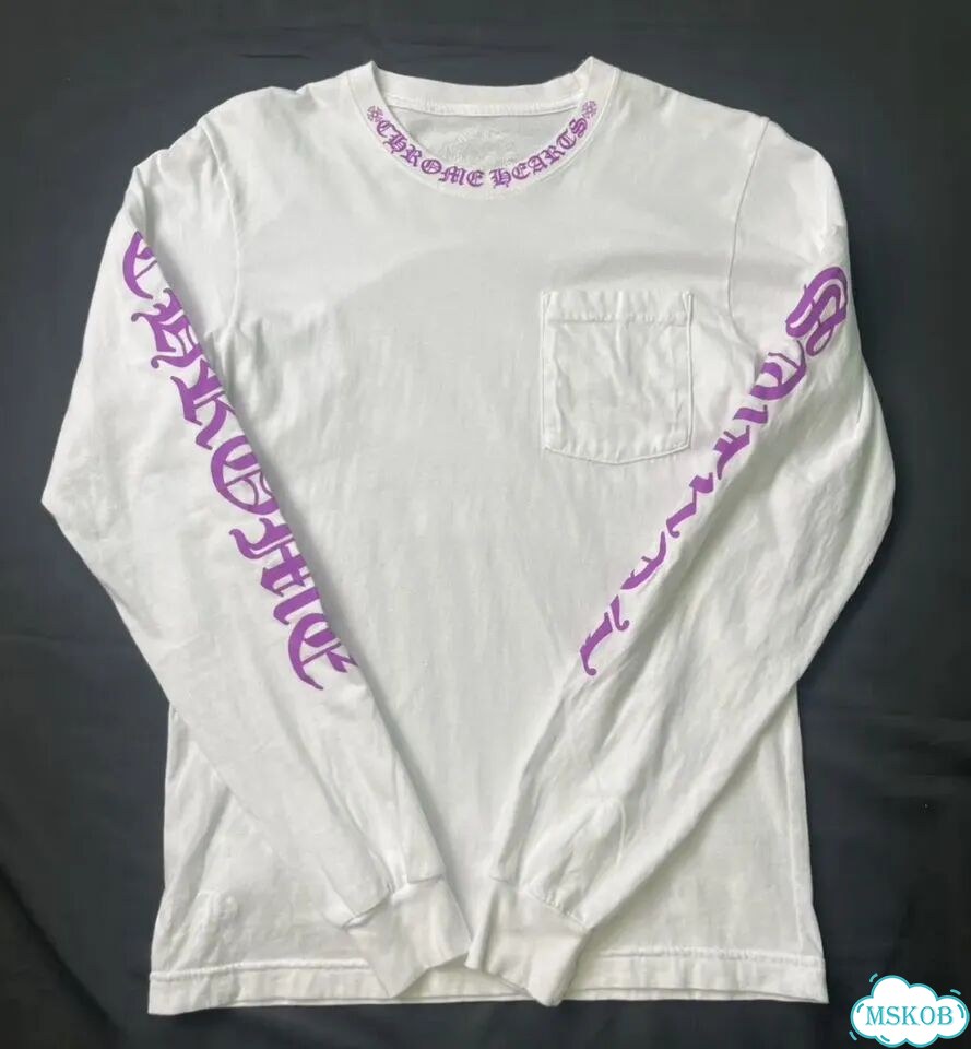 Chrome Hearts Лонгслив белый фото 1