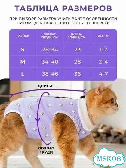 Попона для кошек фото 2