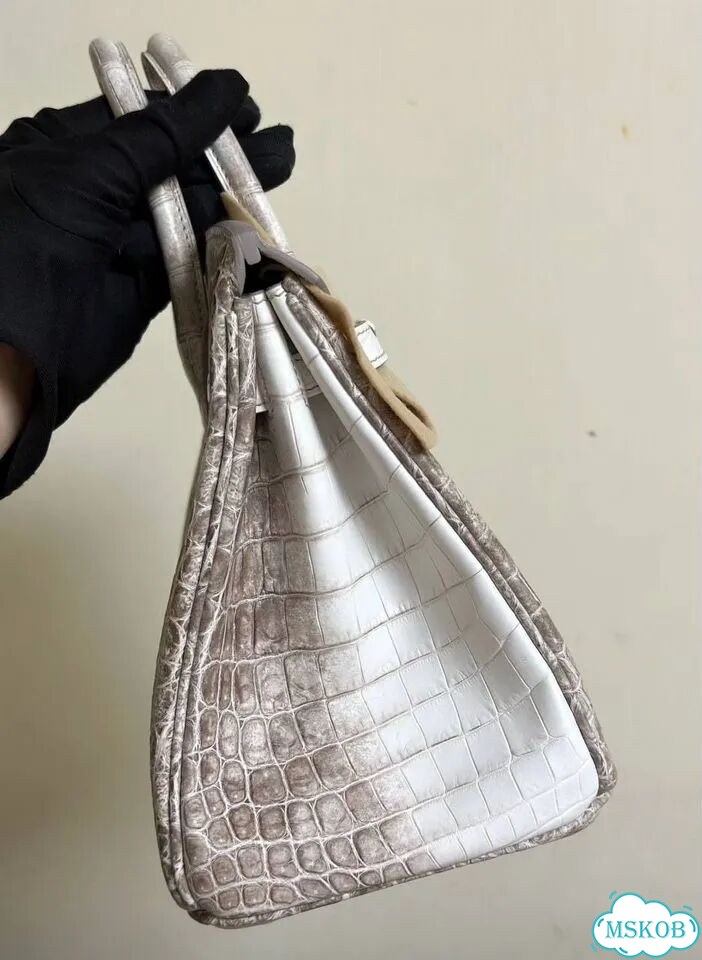 Сумка Hermes Birkin 25 Гиммалайский крокодил фото 5