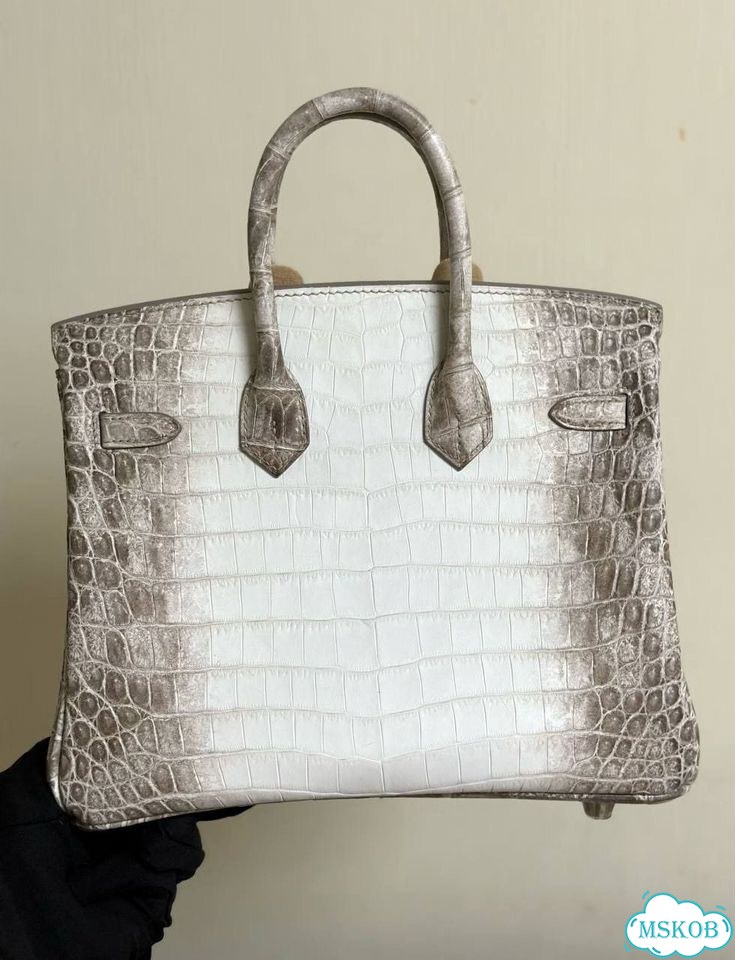 Сумка Hermes Birkin 25 Гиммалайский крокодил фото 6