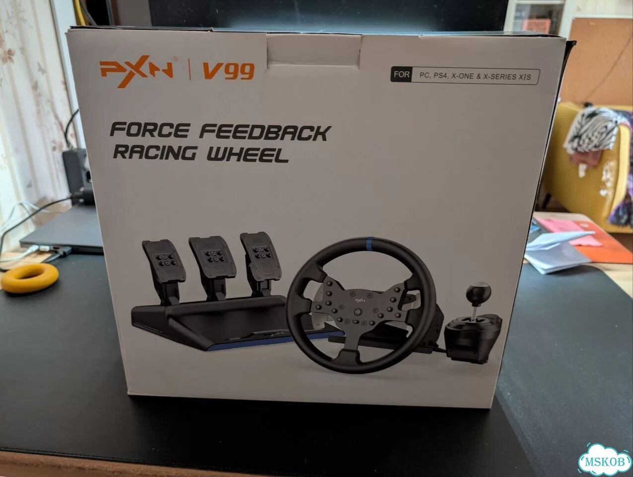 Игровой руль PXN v99 фото 1