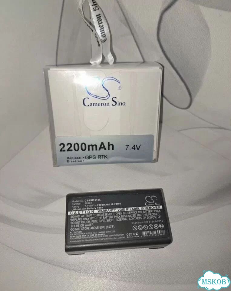 Аккумулятор CameronSino для Pentax GPS RTK фото 1