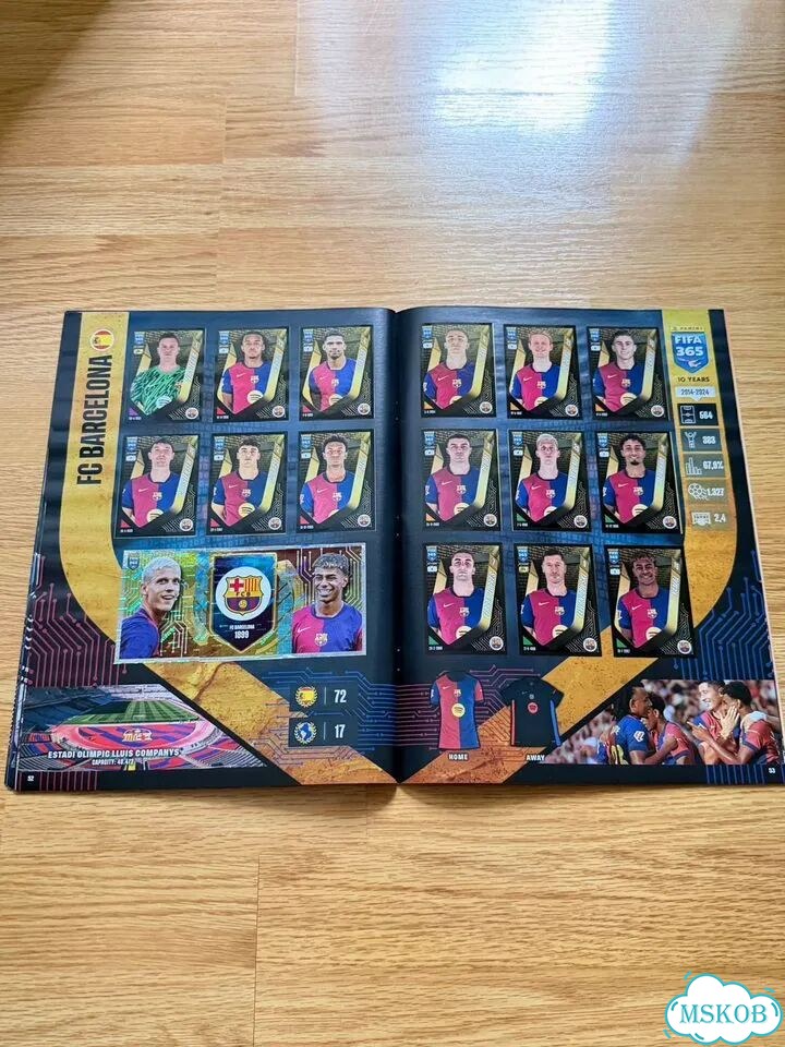 Полностью собранный альбом Panini FIFA 365 2025 фото 5