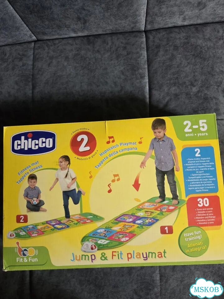 Музыкальный коврик Chicco для игры в классики фото 1