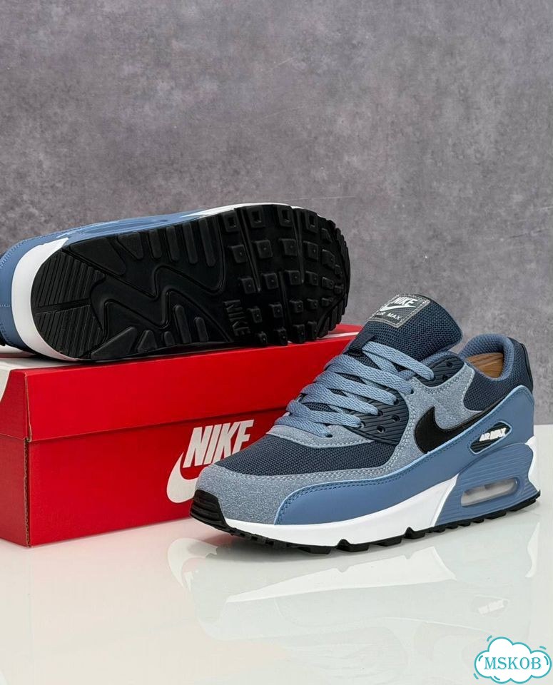 Кроссовки Nike Air Max 90 голубые 41-45 EU фото 5