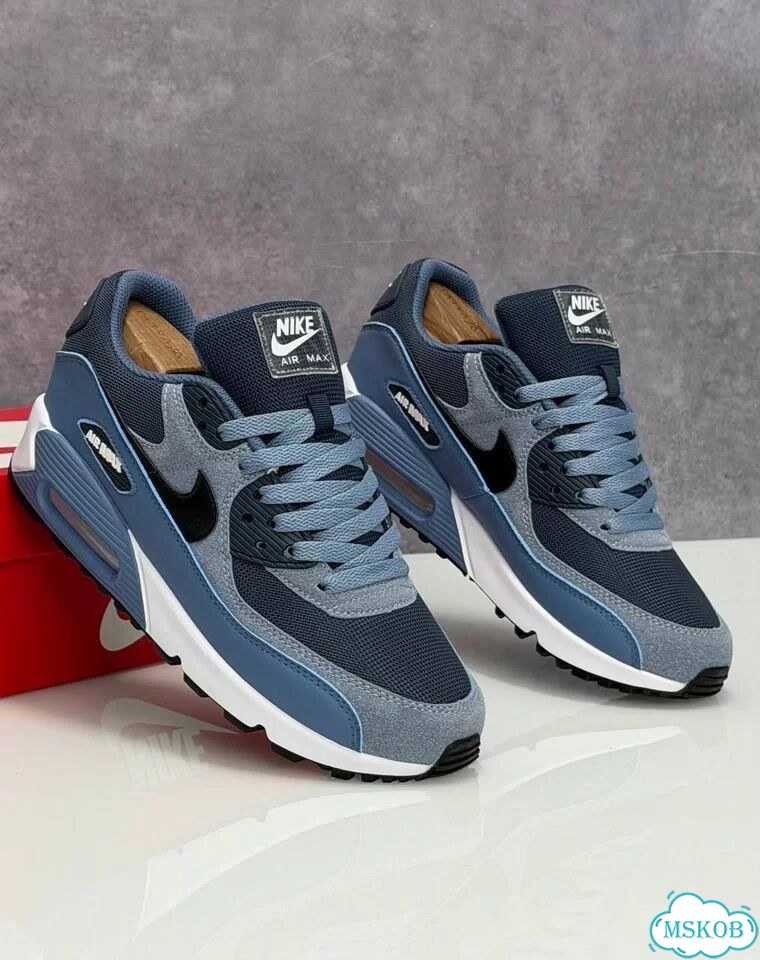 Кроссовки Nike Air Max 90 голубые 41-45 EU фото 6
