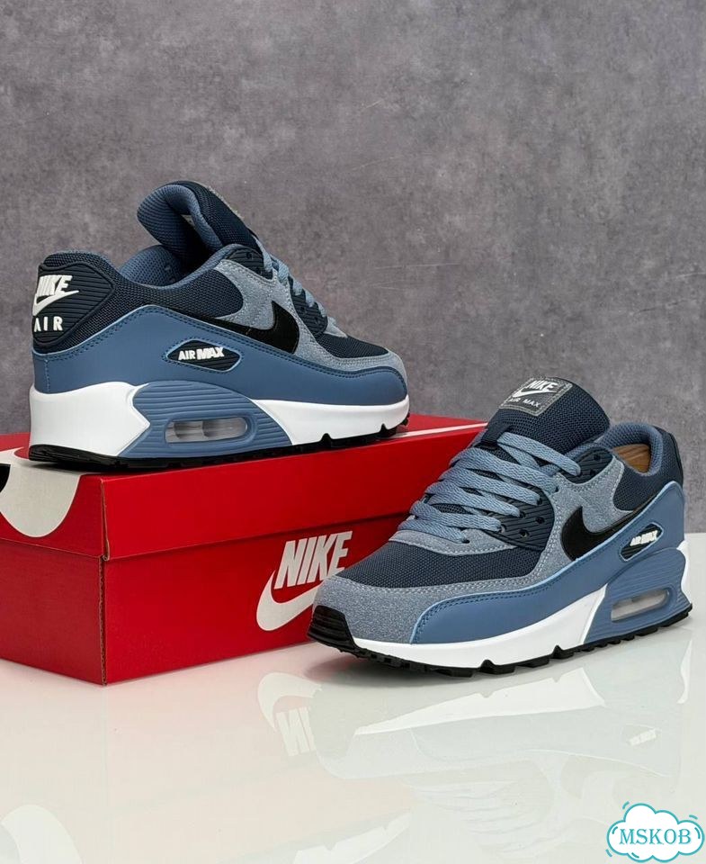 Кроссовки Nike Air Max 90 голубые 41-45 EU фото 7