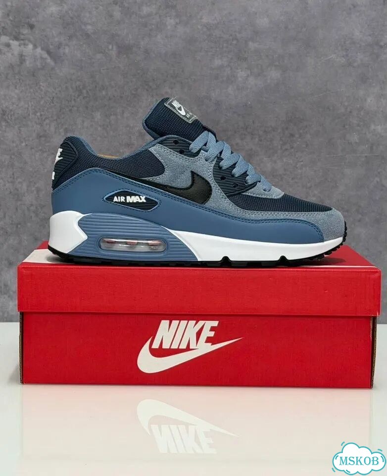 Кроссовки Nike Air Max 90 голубые 41-45 EU фото 8