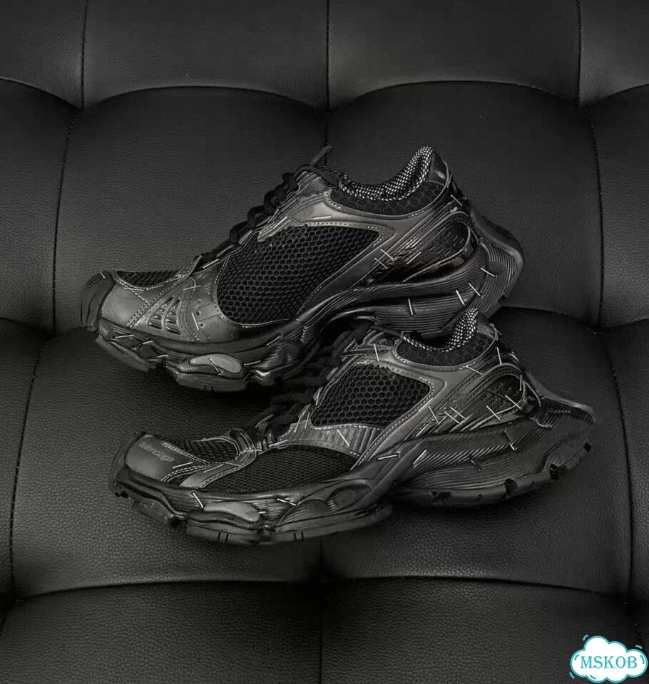 Кроссовки Balenciaga runner stepler black фото 2