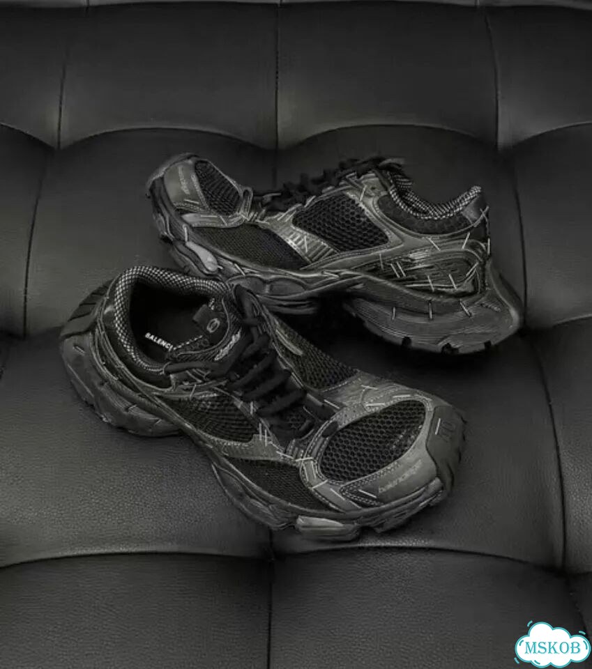 Кроссовки Balenciaga runner stepler black фото 6