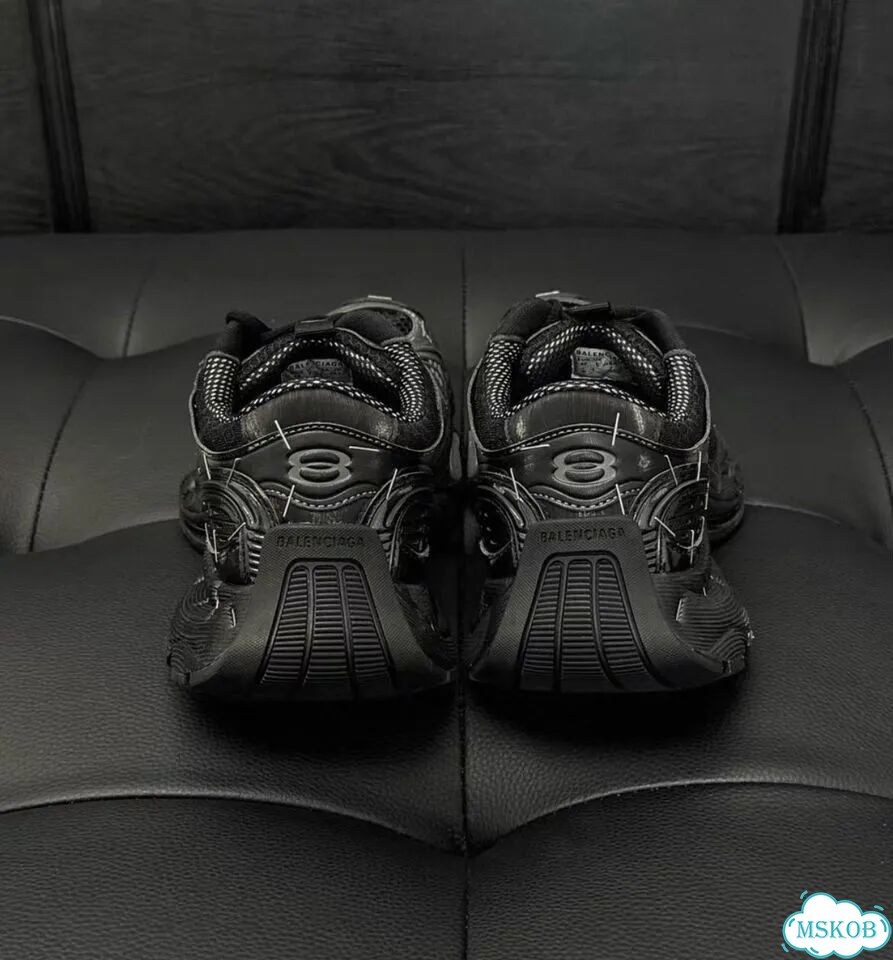 Кроссовки Balenciaga runner stepler black фото 9