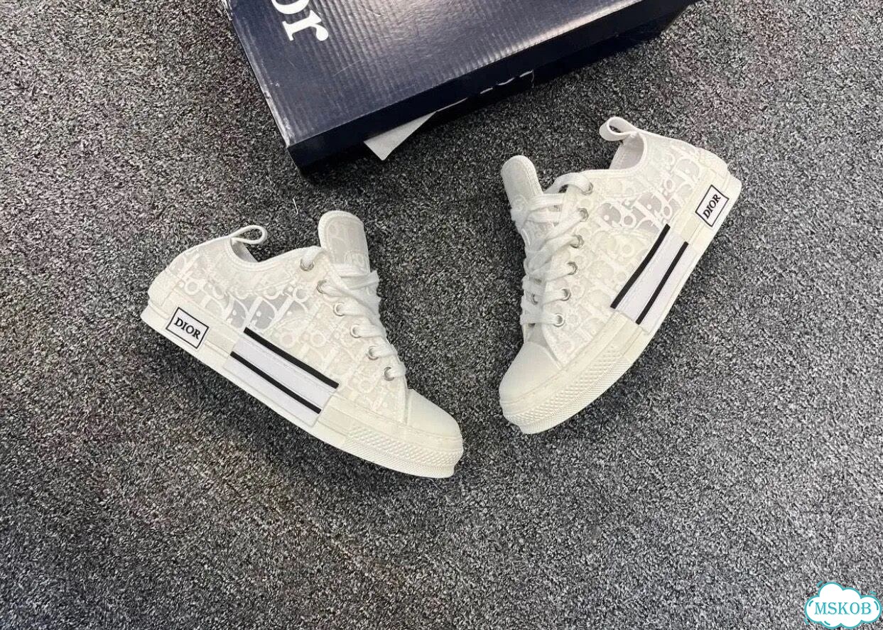 Кроссовки Dior b23 белые фото 9