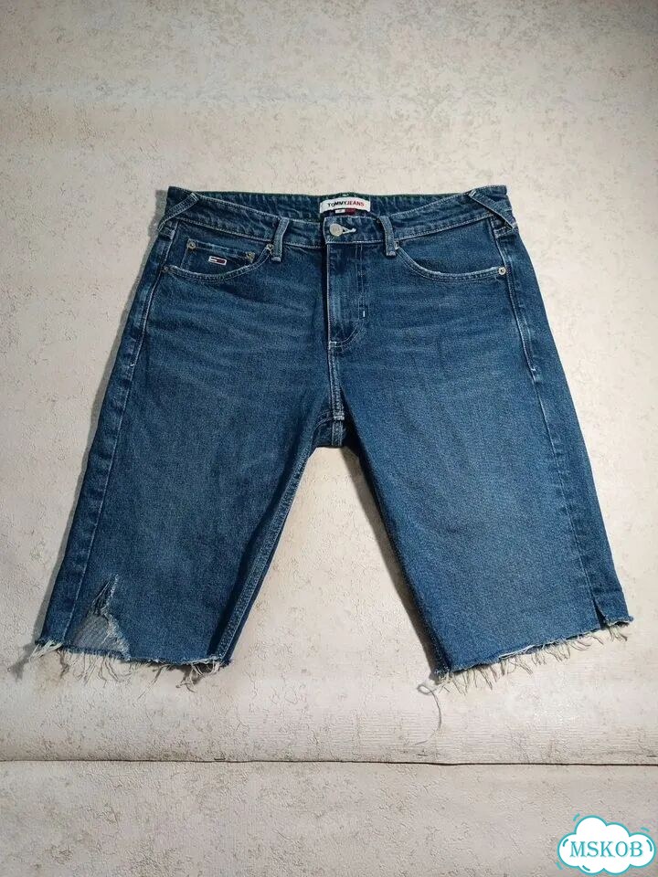 Джинсовые шорты tommy hilfiger оригинал фото 2