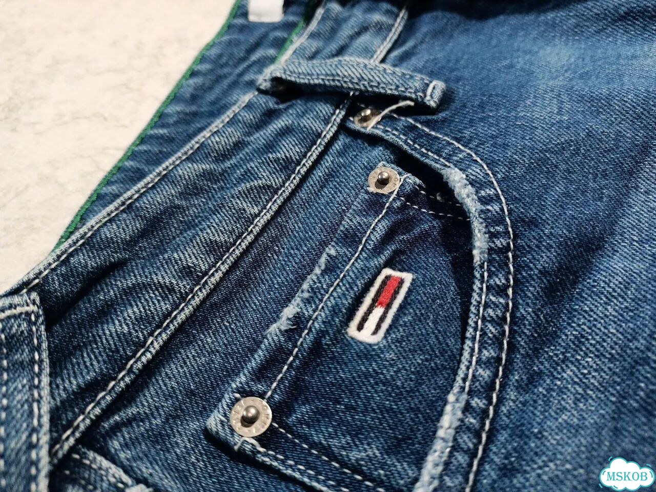 Джинсовые шорты tommy hilfiger оригинал фото 3