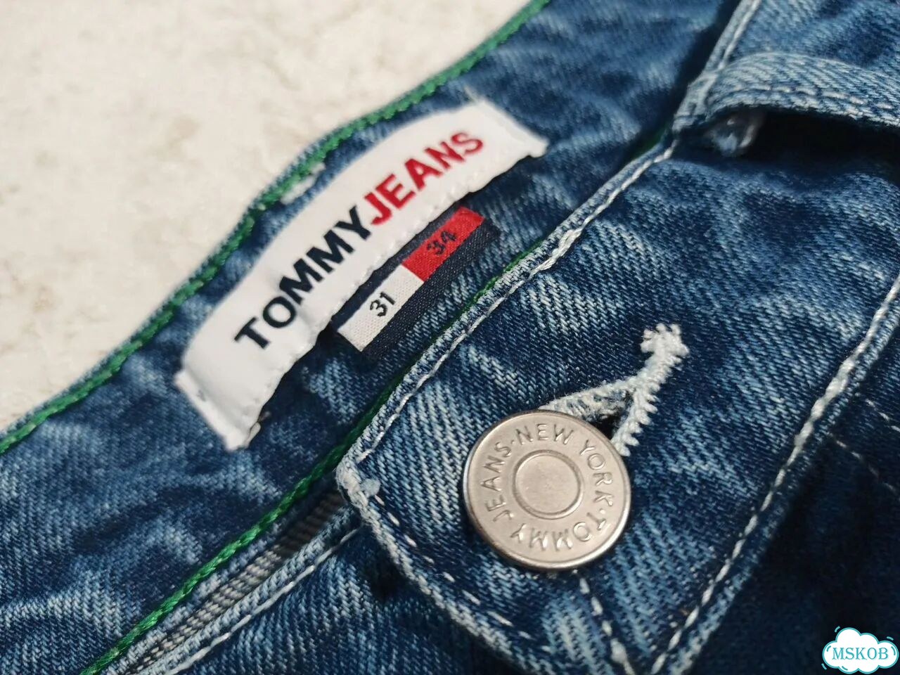 Джинсовые шорты tommy hilfiger оригинал фото 4