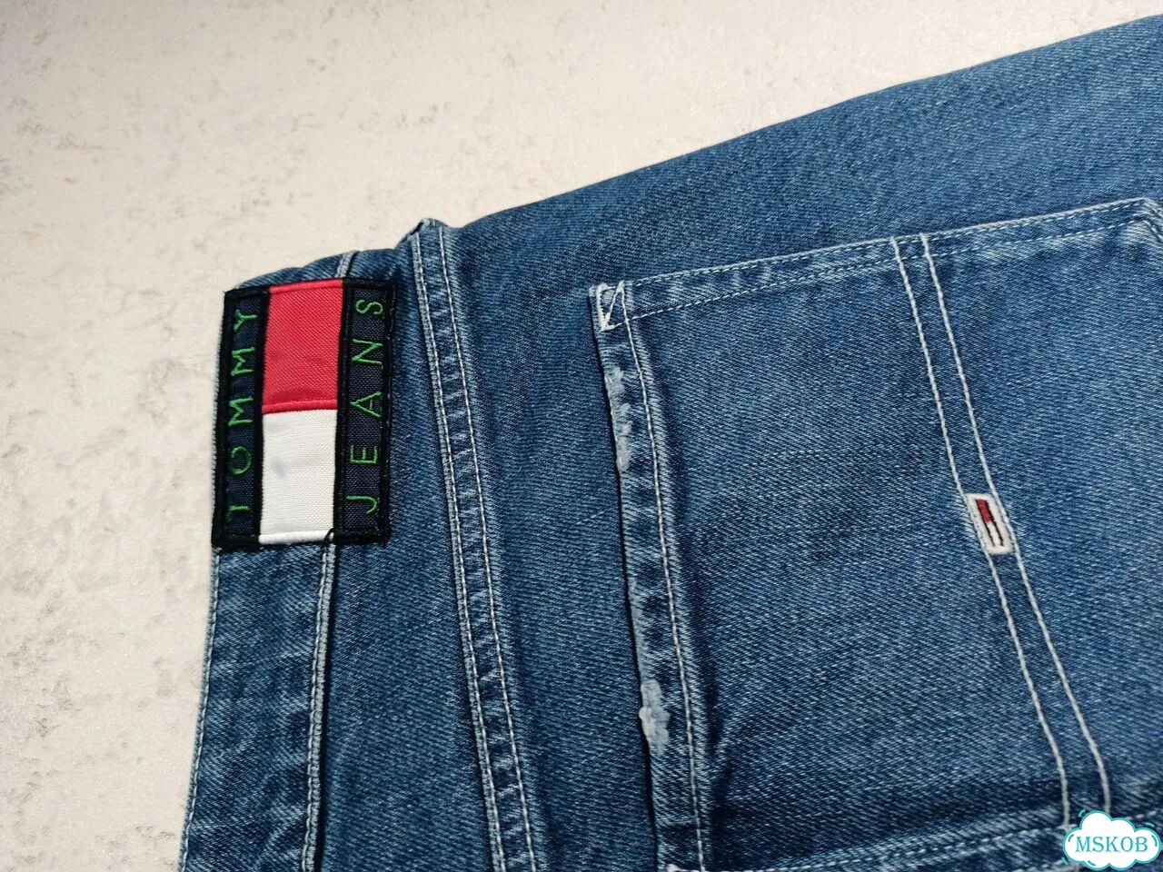 Джинсовые шорты tommy hilfiger оригинал фото 6
