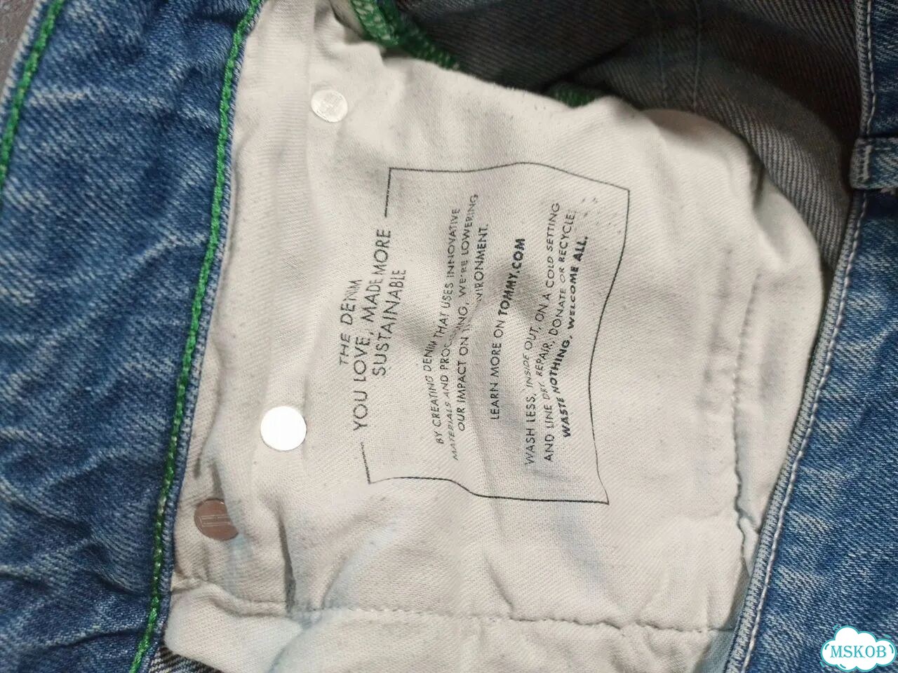 Джинсовые шорты tommy hilfiger оригинал фото 8
