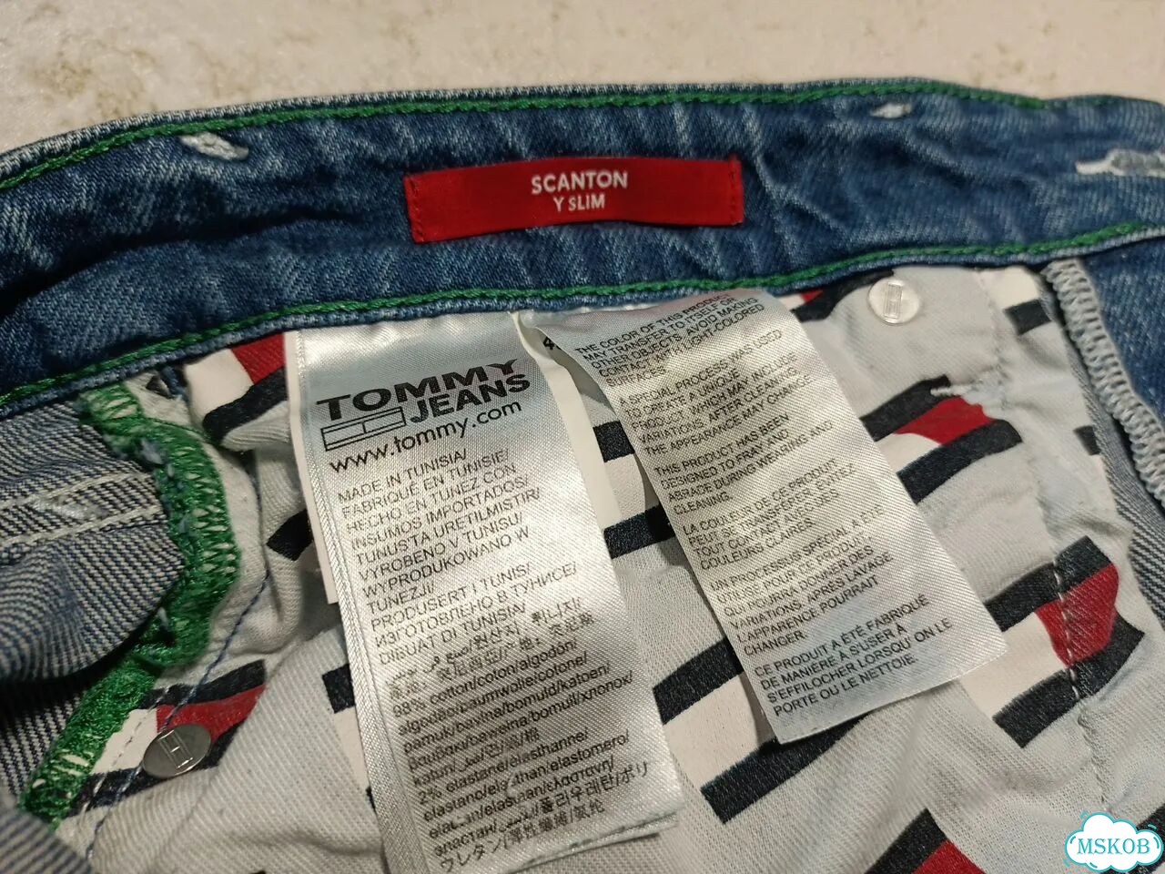 Джинсовые шорты tommy hilfiger оригинал фото 9