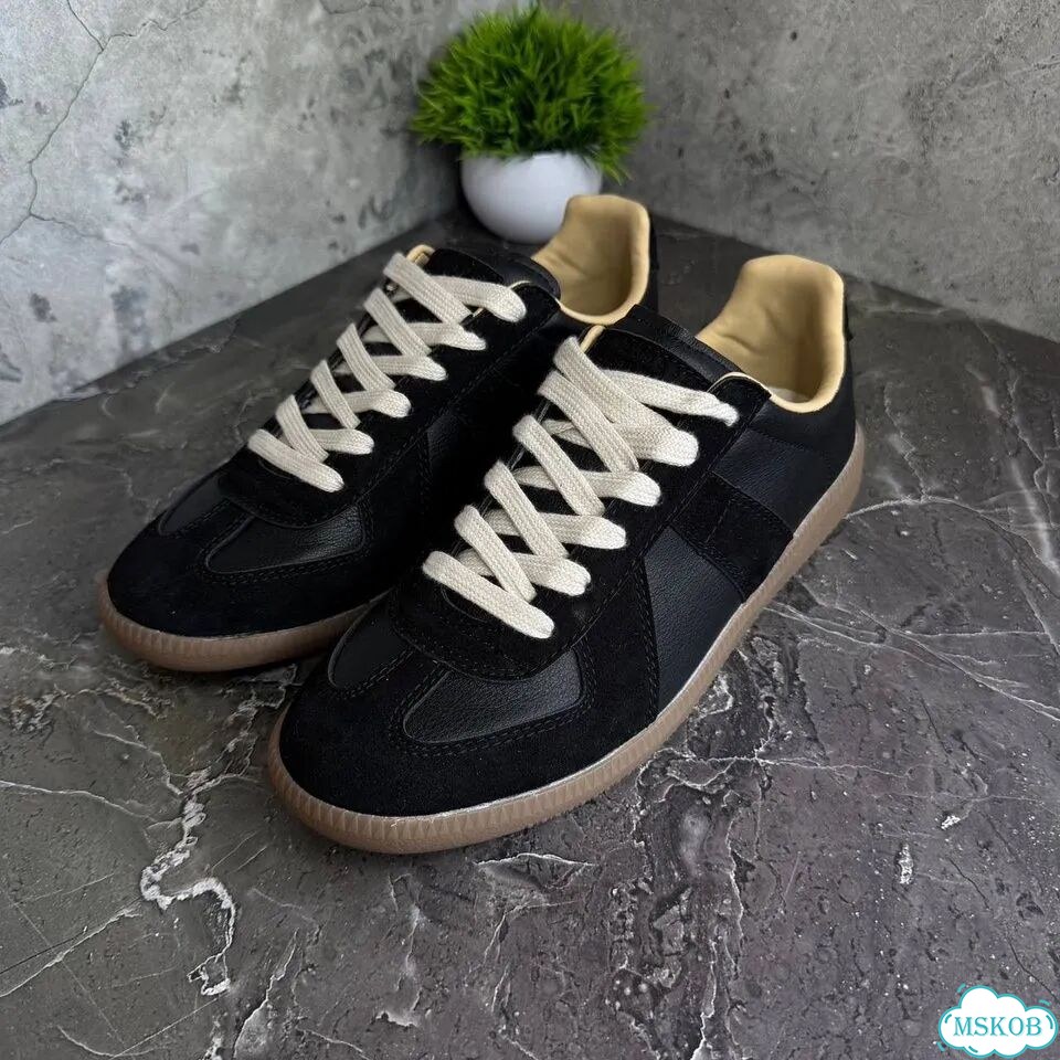 Кеды Maison margiela replica black фото 3