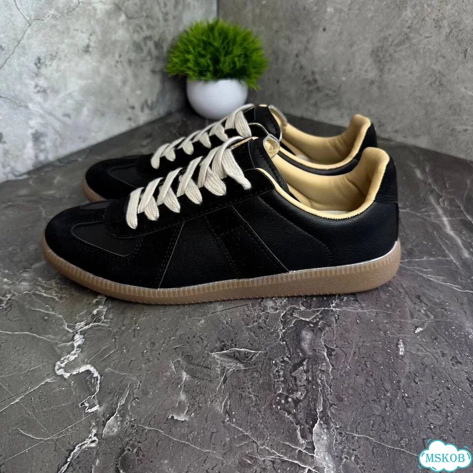 Кеды Maison margiela replica black фото 4