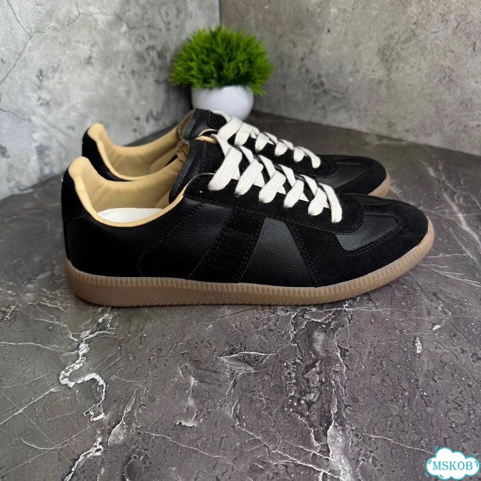 Кеды Maison margiela replica black фото 6
