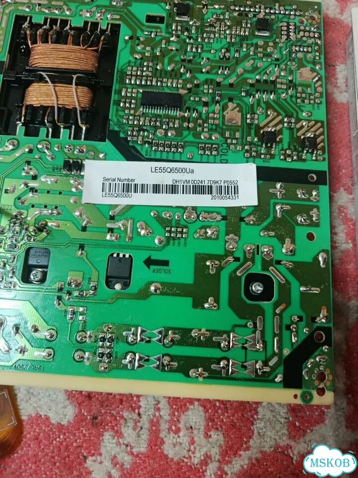 Платы телевизора Haier LE55Q6500U фото 4