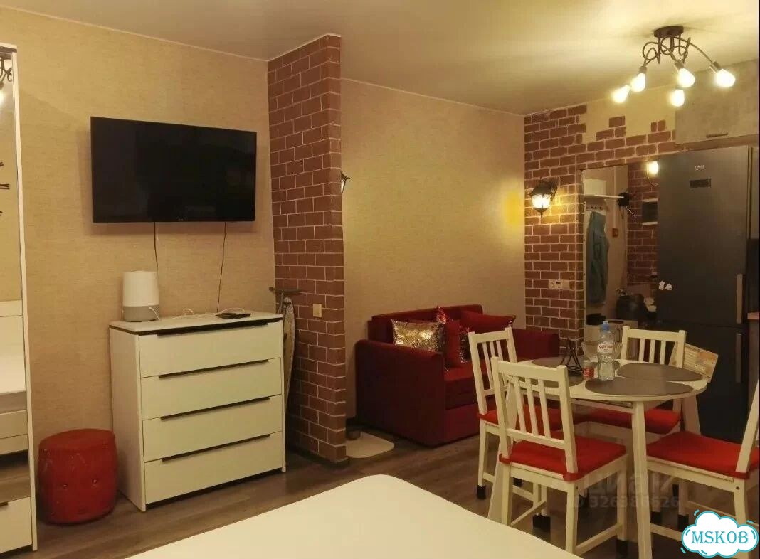 Квартира-студия, 32 м², 2/12 эт. фото 4