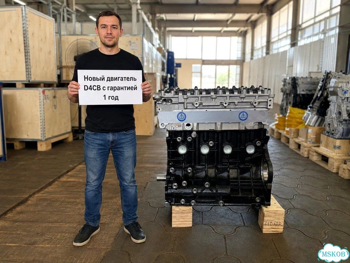Двигатель D4CB 2.5 новый фото 1