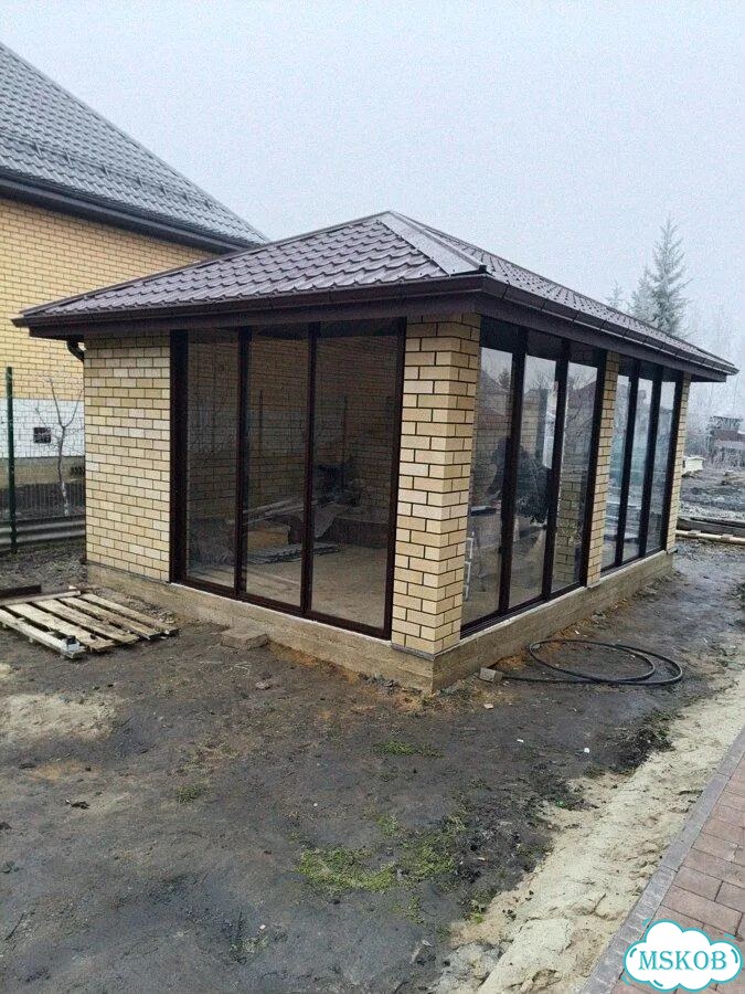 Остекление веранд террас беседок фото 1