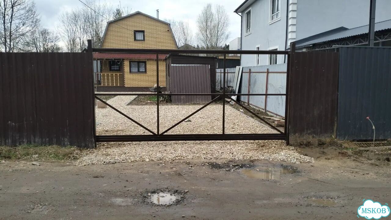 Откатные ворота фото 2