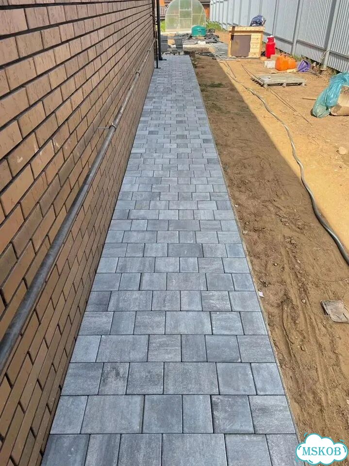 Брусчатка кирпичик от завод фото 5