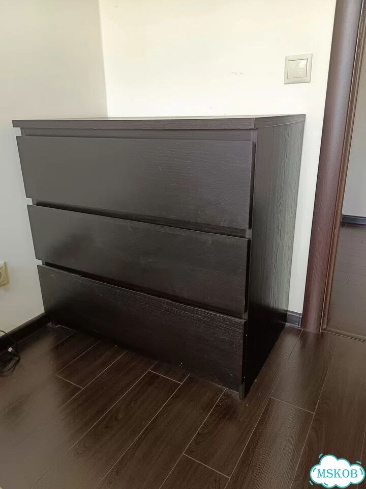 Комод IKEA мальм 3 ящика бу фото 1