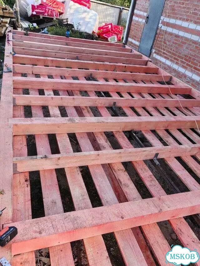Пристройка к дому веранда террасы беседки под ключ фото 9