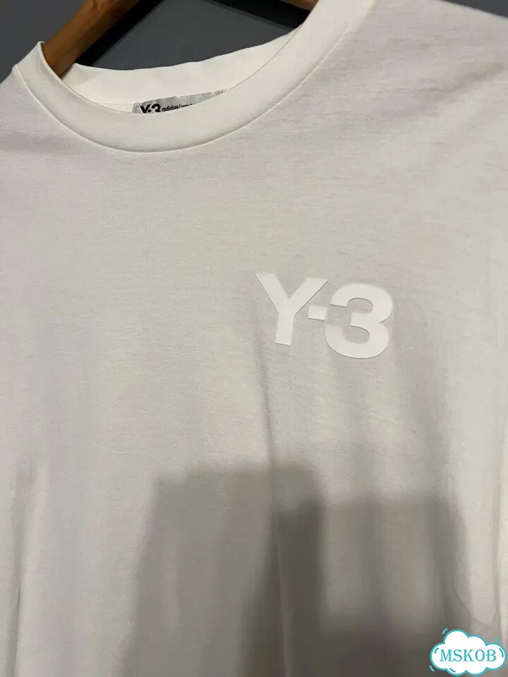 Футболка adidas y3 white оригинал фото 2