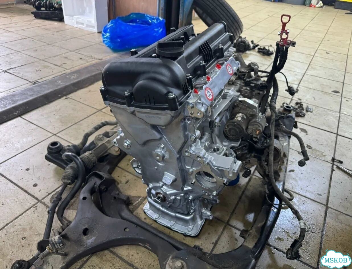 Мотор G4FA 1.4 л Hyundai Solaris Kia Rio фото 1