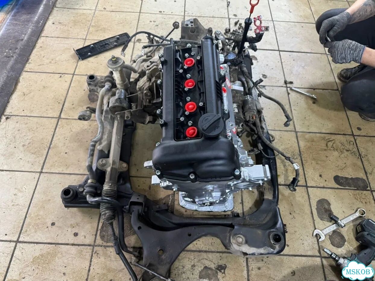 Мотор G4FA 1.4 л Hyundai Solaris Kia Rio фото 6