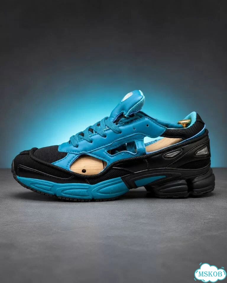Кроссовки adidas raf simons ozweego replicant blue фото 10