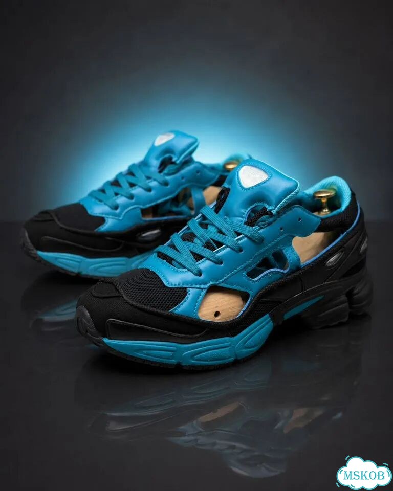 Кроссовки adidas raf simons ozweego replicant blue фото 2