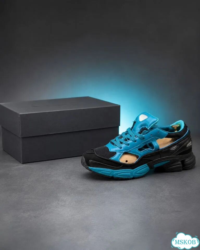 Кроссовки adidas raf simons ozweego replicant blue фото 4