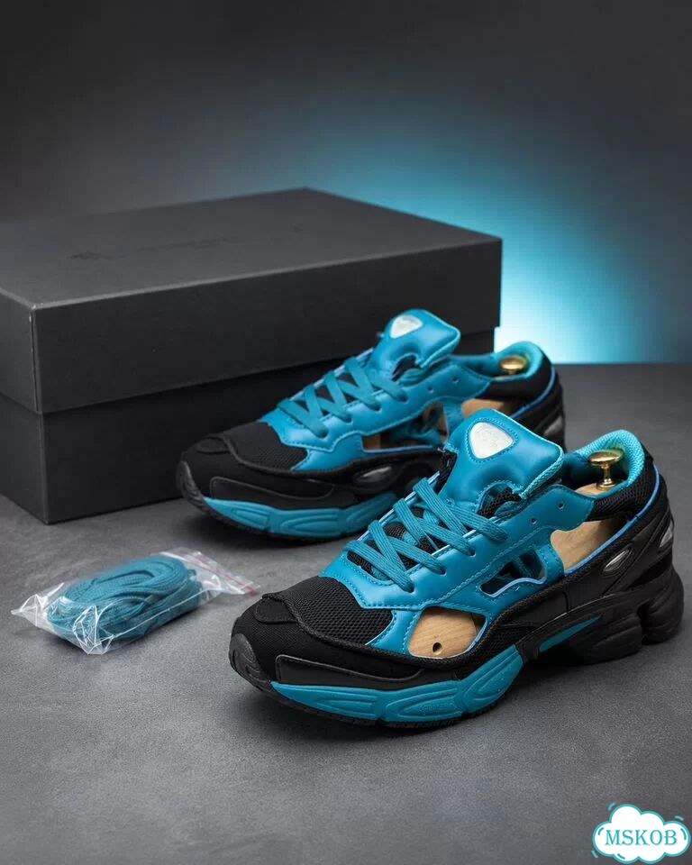 Кроссовки adidas raf simons ozweego replicant blue фото 9