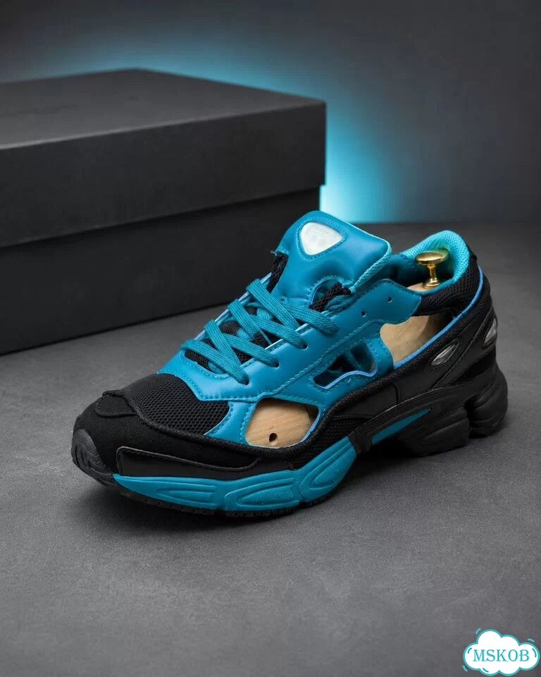 Кроссовки adidas raf simons ozweego replicant blue фото 11